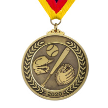 Medalhas de ouro esportivas promocionais personalizadas beisebol